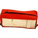 BORSETTA / ASTUCCIO STANDARD con finestra e velcro - 27x12x9 cm - vuota - rossa