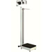 BILANCIA PESAPERSONE A COLONNA MECCANICA CON ALTIMETRO PROFESSIONALE - classe III - portata 200kg - altimetro 75-200cm